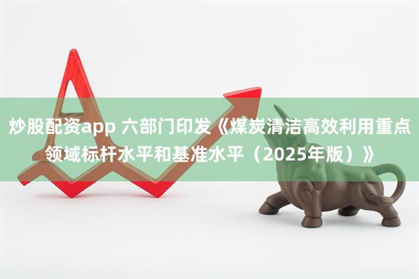 炒股配资app 六部门印发《煤炭清洁高效利用重点领域标杆水平和基准水平（2025年版）》