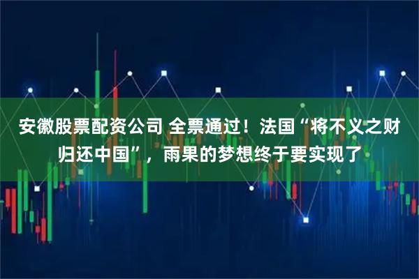 安徽股票配资公司 全票通过！法国“将不义之财归还中国”，雨果的梦想终于要实现了